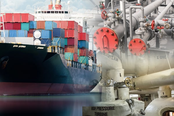 船舶の安全な運航を⽀える、オーケーエムの技術⼒　イメージ画像